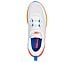 GO RUN SUPERSONIC MAX, WHITE/MULTI Footwear Top View