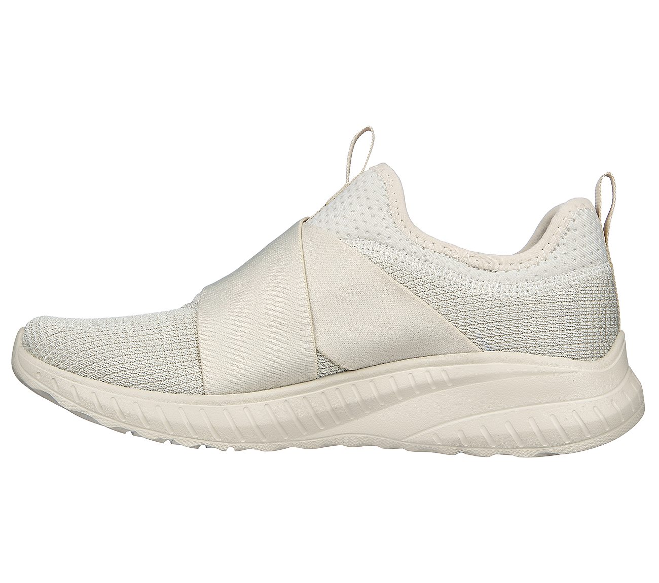 BOBS SQUAD CHAOS - 2SHINE, NATURAL Footwear Left View