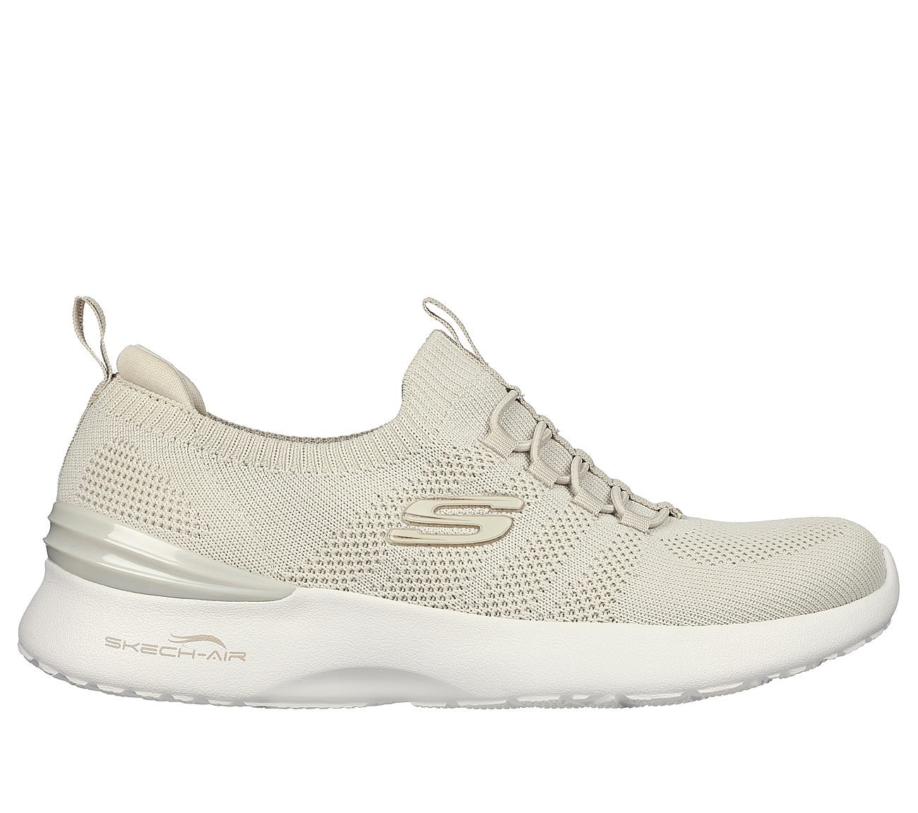 SKECH-AIR DYNAMIGHT-PERFECT S, NATURAL Footwear Lateral View