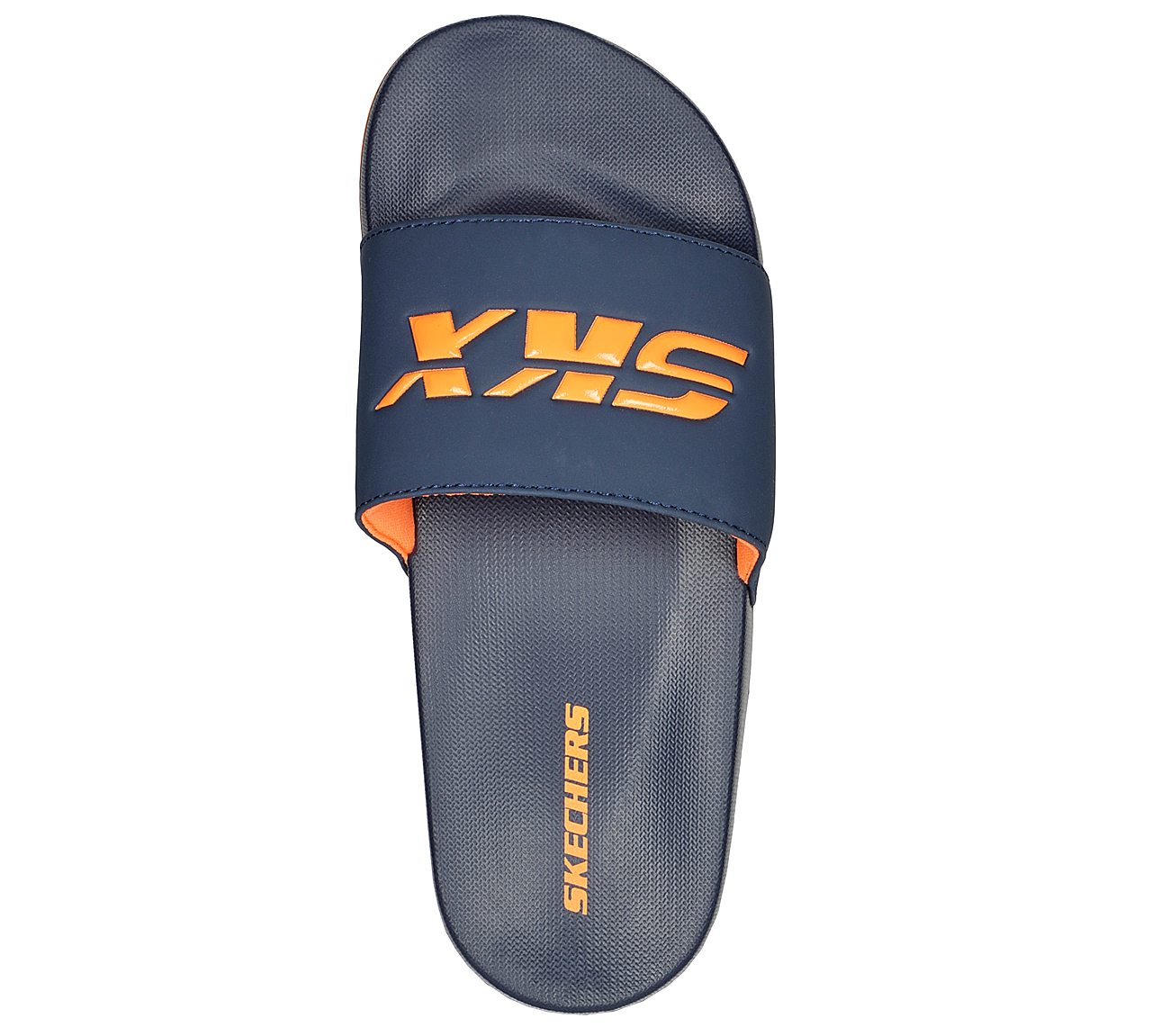 GAMBIX III-GRAYLER, NAVY/ORANGE Footwear Top View