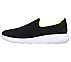 GO WALK MAX-DEED, BLACK/LIME Footwear Left View