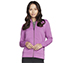 THE GOWALK HOODLESS HOODIE, PURPLE/HOT PINK Apparel Lateral View
