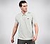 OASIS TIPPING POLO, GREY/LAVENDER Apparels Lateral View