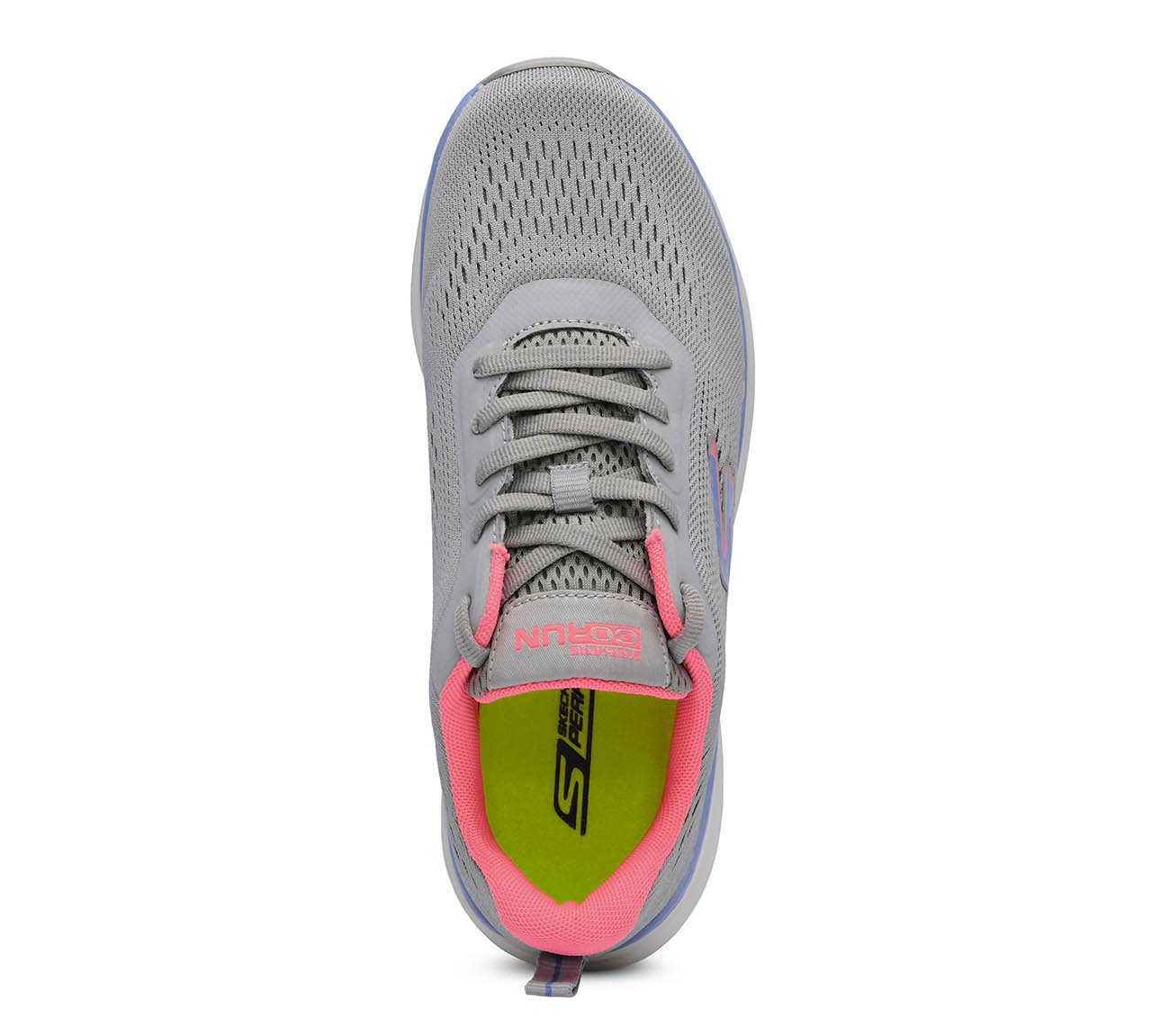 GO RUN RIDE 7, GREY Footwear Top View