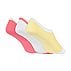 3PK WOMENS PLAIN NON TERRY LI, YELLOW/PINK Accessories Top View