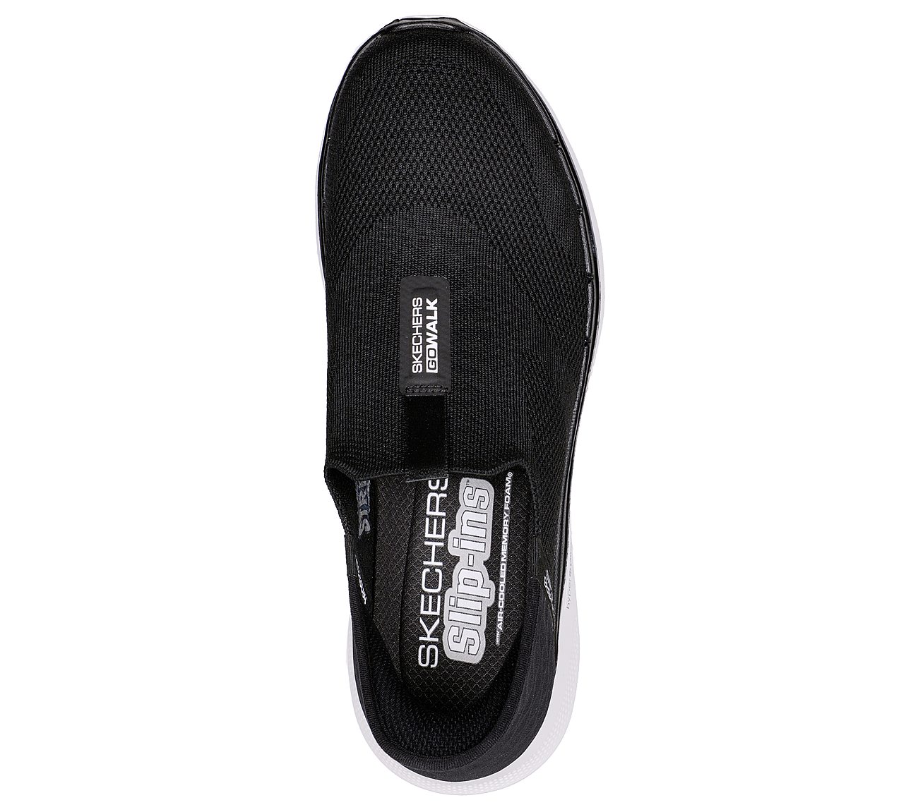 Skechers Black Go Walk 6 Easy On Womens Walking Shoes - Style ID ...