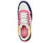 MILLION AIR - HOTTER AIR, WHITE/MULTI Footwear Top View