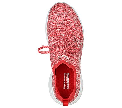GO RUN FAST-RAPID ADVANCE, RED/WHITE Footwear Top View