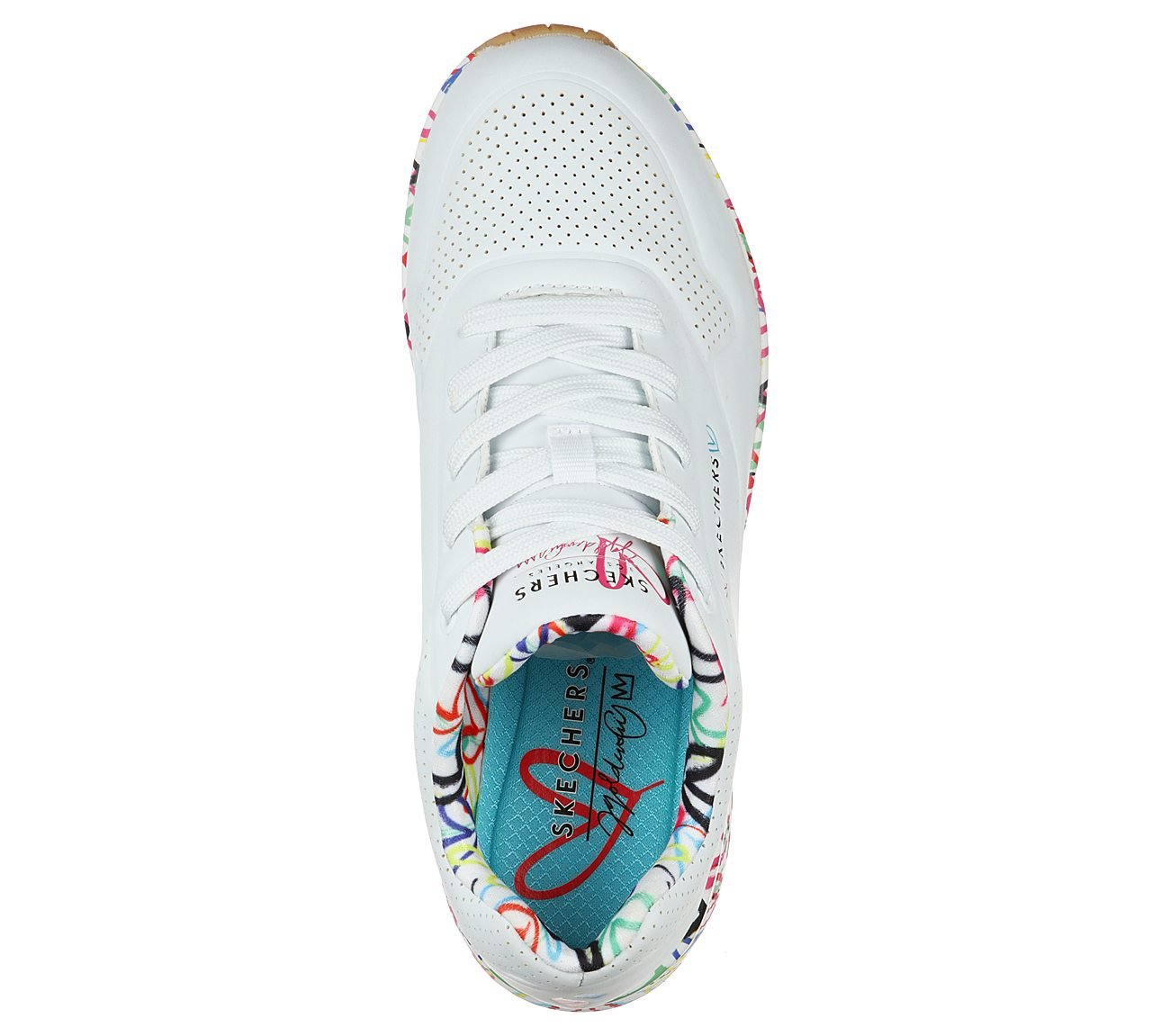 Deportivo de mujer multicolor Skechers UNO - LOVING LOVE 155506