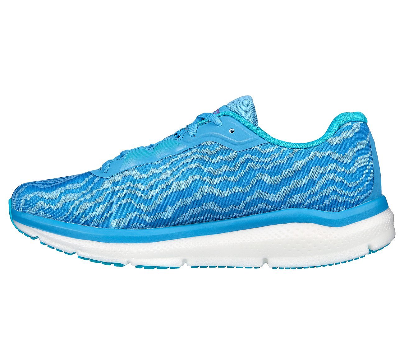 GO RUN RIDE 10, LLIGHT BLUE Footwear Left View