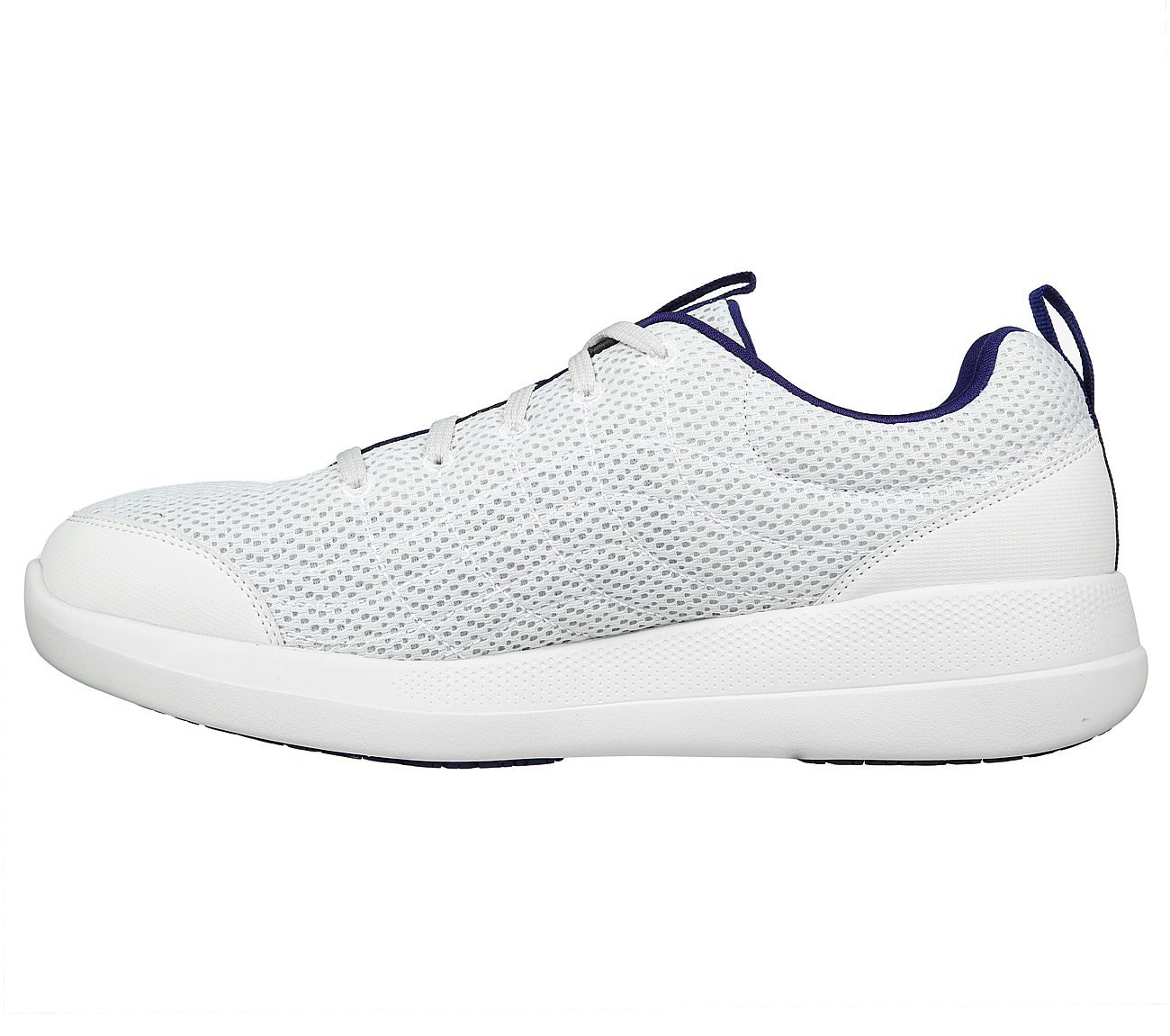 GO WALK STABILITY - ADVANCEME, WHITE/NAVY Footwear Left View