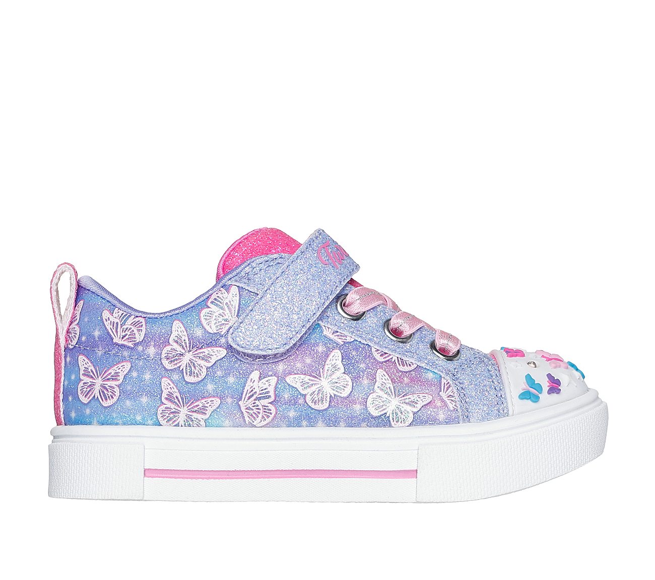 TWINKLE SPARKS - OMBRE FLUTTE, LAVENDER/MULTI Footwear Lateral View