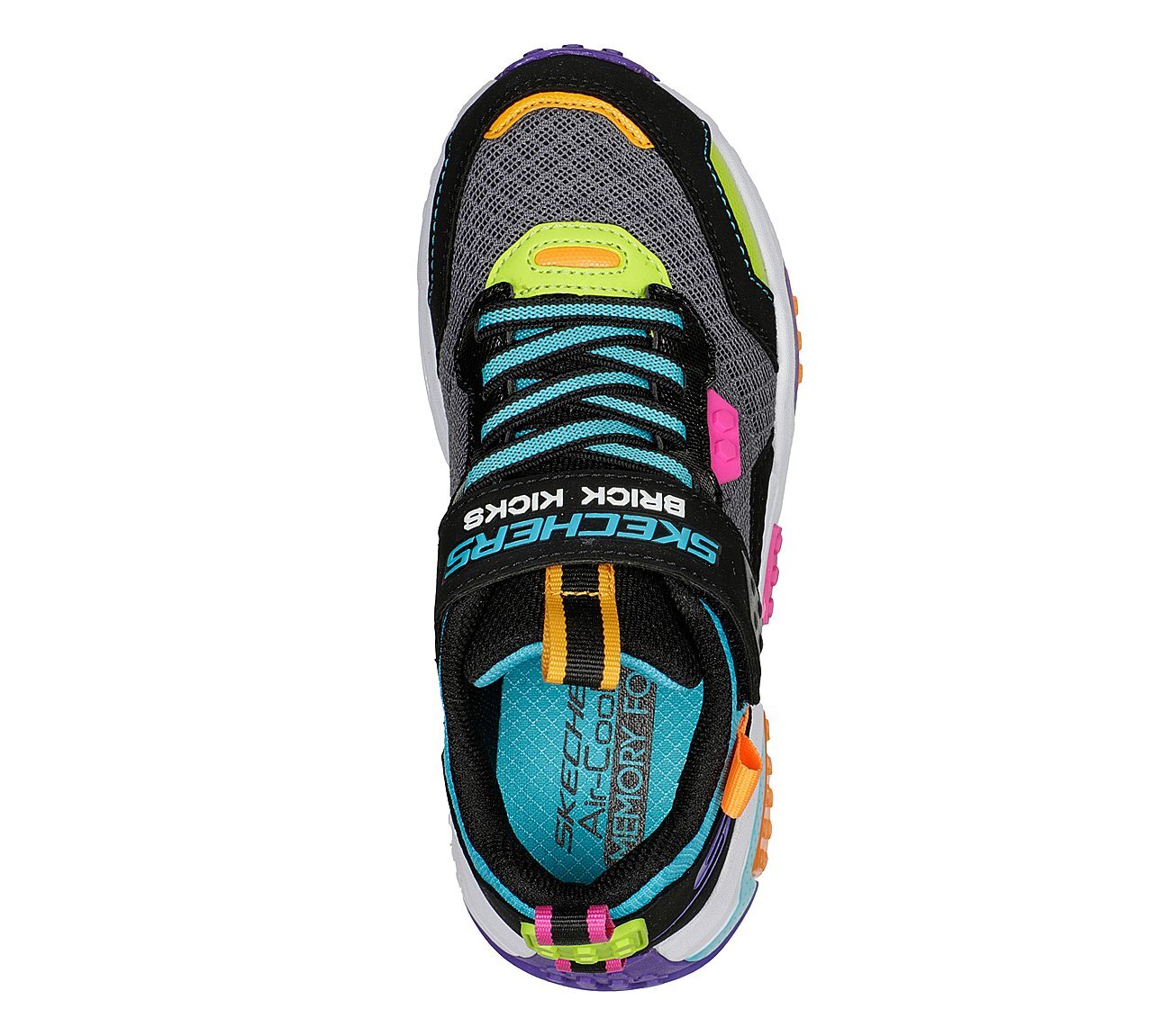 BRICK KICKS 2, BLACK/MULTI Footwear Top View