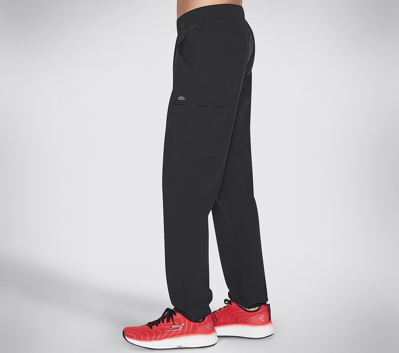 THE GOWALK PANT CARGO, BBBBLACK Apparels Bottom View