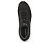 GO RUN ELEVATE, BLACK/GREY Footwear Top View
