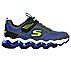 SKECH-AIR WAVES, CHARCOAL/BLUE Footwear Right View
