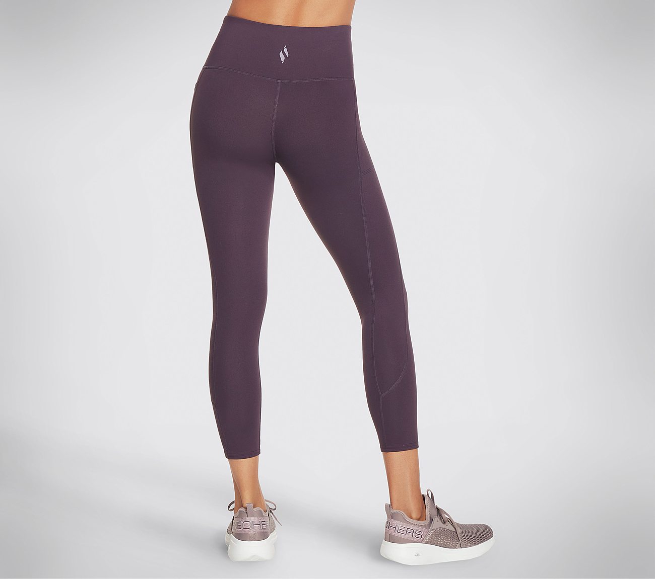 GOWALK HW 7/8 LEGGING II, DARK PURPLE Apparel Top View