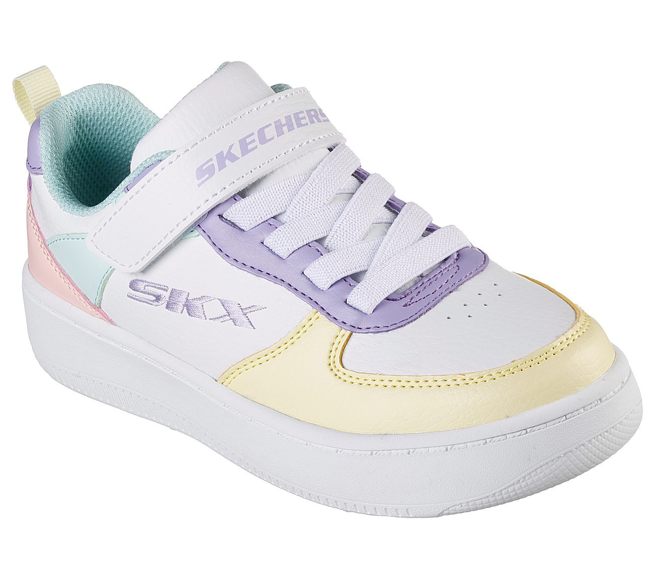 SPORT COURT 92, WHITE/MULTI Footwear Right View