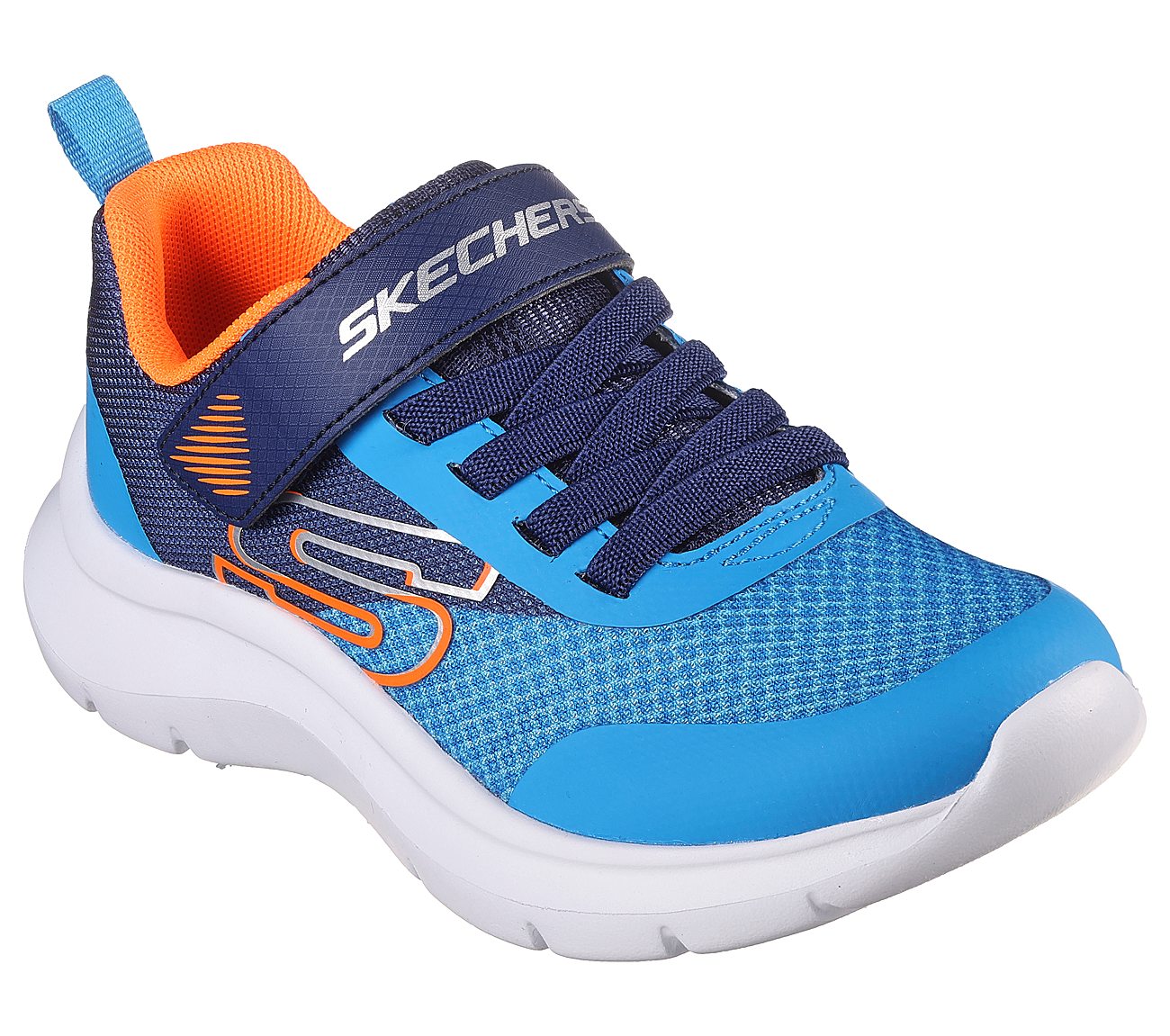 SKECH FAST - SOLAR-SQUAD, NAVY Footwear Right View