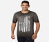 SKECH DYE FLAG T-SHIRT, BBBBLACK