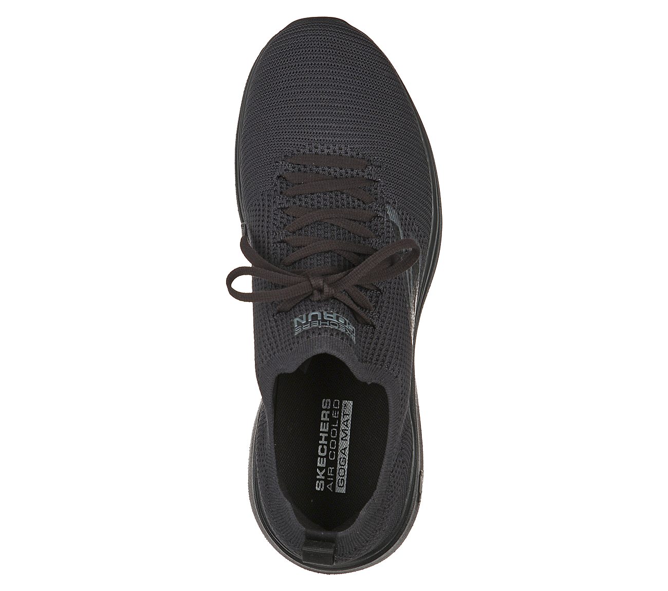 GO RUN FAST - MONOGRAM, BBLACK Footwear Top View