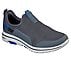 GO WALK 5 - DOWNDRAFT, CHARCOAL/BLUE Footwear Lateral View