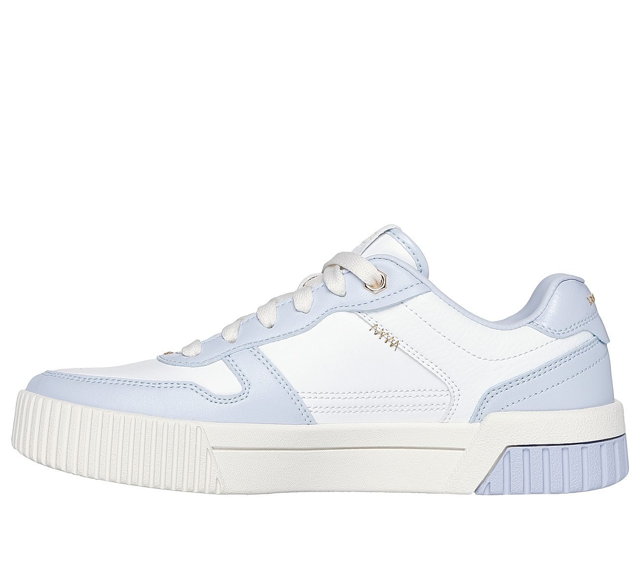 JADE-BEST IN CLASS, WHITE/BLUE Footwear Left View