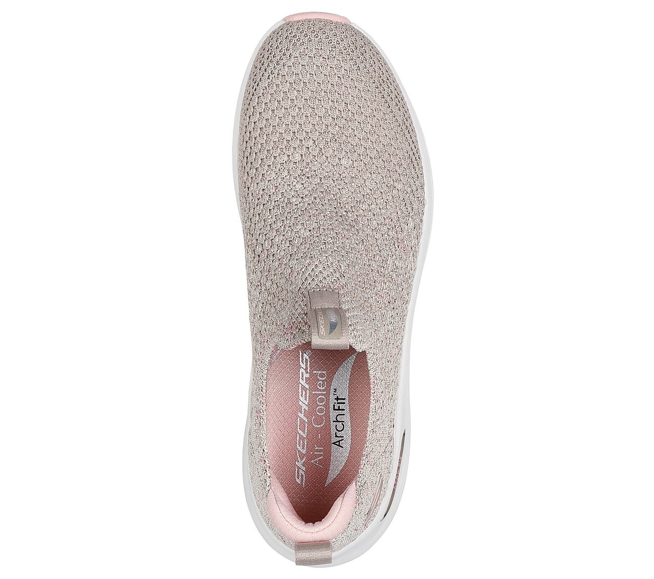 ARCH FIT 2.0-SHEER SHIMMER, TAUPE/PINK