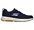 GO RUN VIZ TECH-CULMINATED, NAVY/YELLOW Footwear Right View