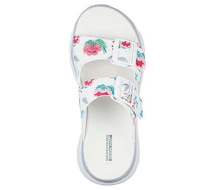 MAX CUSHIONING SANDAL - WILD, WHITE/MULTI Footwear Top View