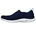 EMPIRE D'LUX-SWEET PEARL, NAVY/LIGHT BLUE Footwear Left View