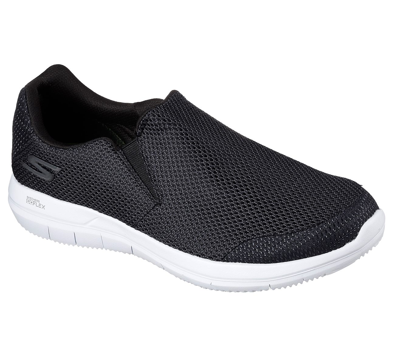 GO FLEX 2 - COMPLETION, BLACK/WHITE Footwear Lateral View