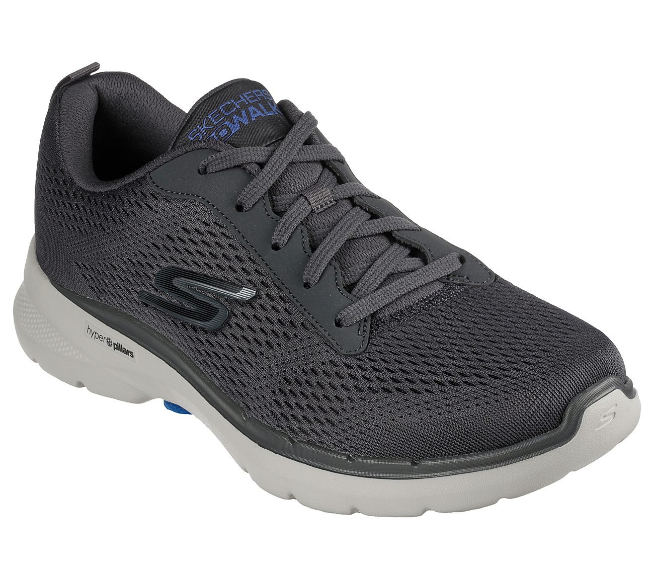 GO WALK 6 - AVALO, CCHARCOAL Footwear Right View