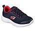 DYNAMIGHT- TURBO DASH, NAVY/RED Footwear Lateral View