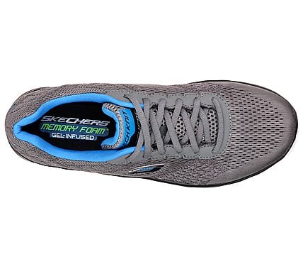 FLEX ADVANTAGE- COVERT ACTION, CHARCOAL/BLUE Footwear Bottom View