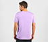 TROPICAL GRAPHIC PRINT T-SHIRT, LT. GRAY/PURPLE