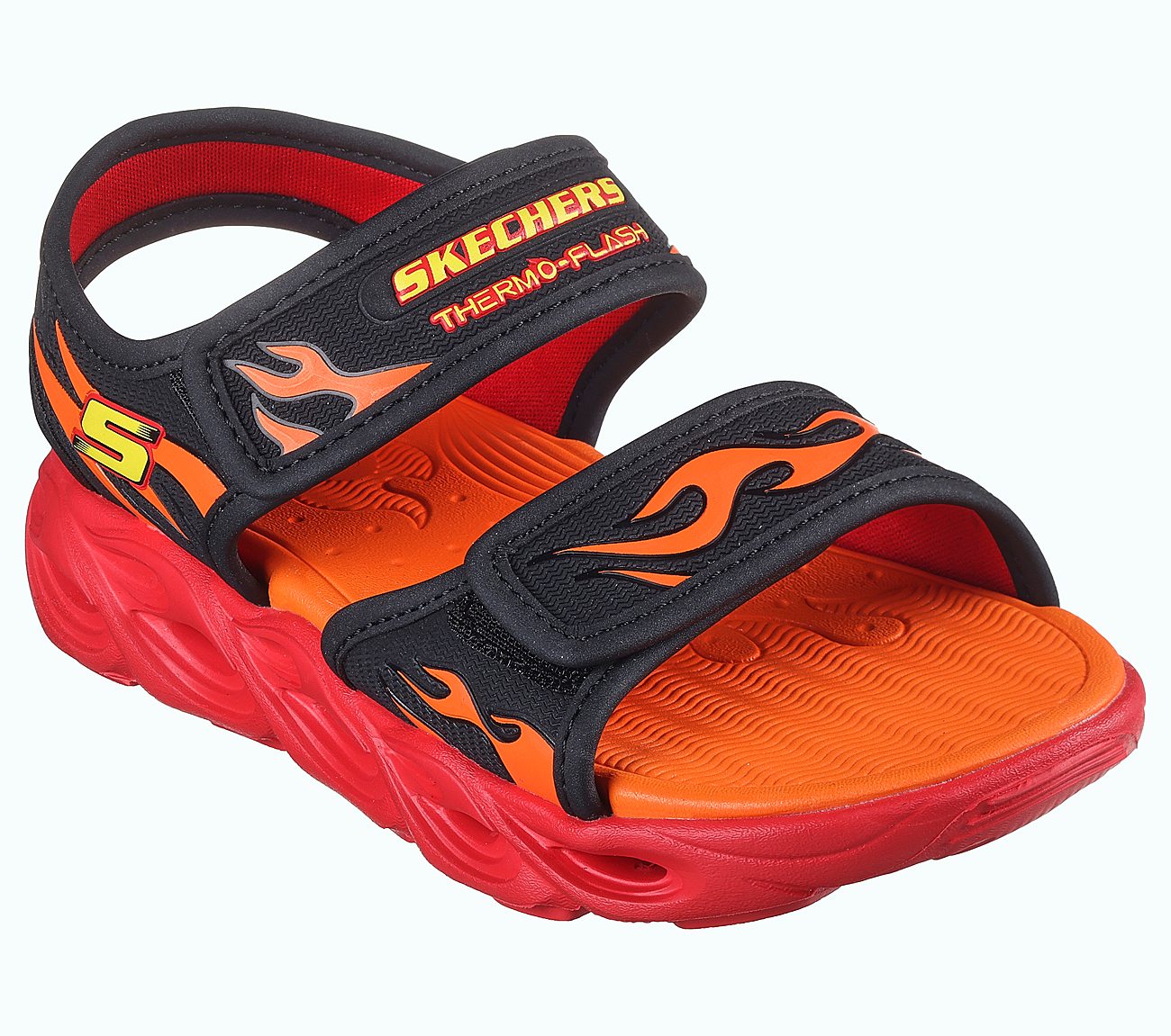 THERMO-SPLASH - HEAT TIDE, BLACK/RED Footwear Right View