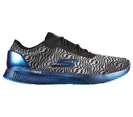 SPEED 6 CLOAK HYPER, BLACK/BLUE Footwear Right View