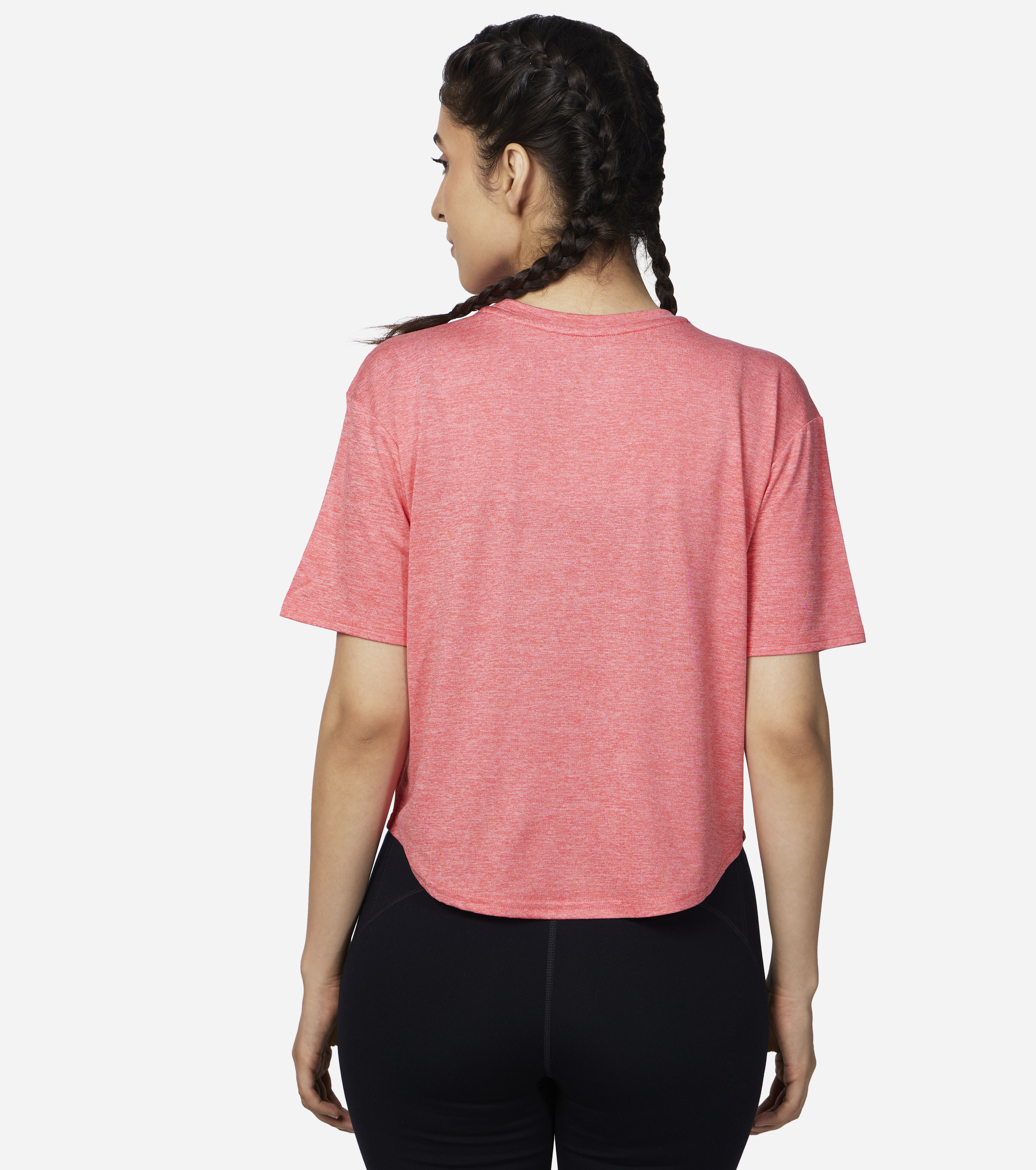 SKECHERS BLOCK T-SHIRT, CCORAL Apparels Bottom View