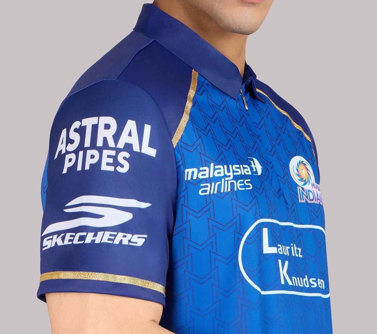 MUMBAI INDIANS IPL MEN'S FAN JERSEY 2026, ROYAL/NAVY/LIME