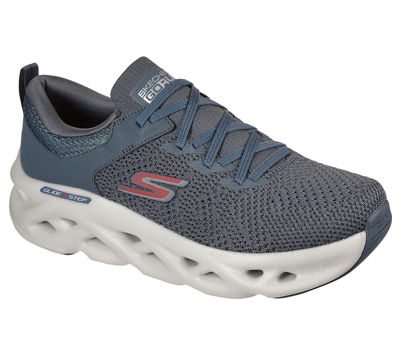 GO RUN SWIRL TECH-DASH CHARGE, CCHARCOAL Footwear Right View