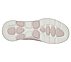 GO WALK 5 - FLOWERY, LIGHT PINK/MULTI Footwear Bottom View