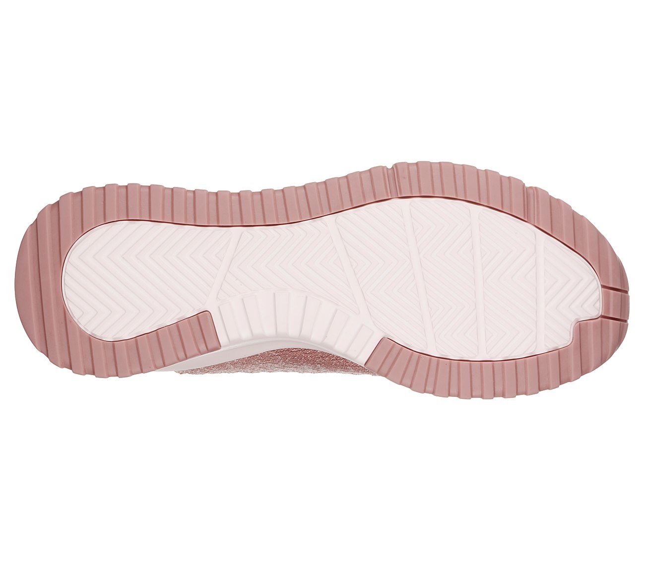 BOBS SQUAD3-ADVENTURE UNKNOWN, BLUSH Footwear Bottom View