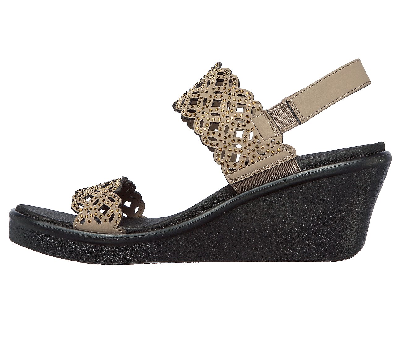 RUMBLE ON - SASSY DAYZ, TTAUPE Footwear Left View