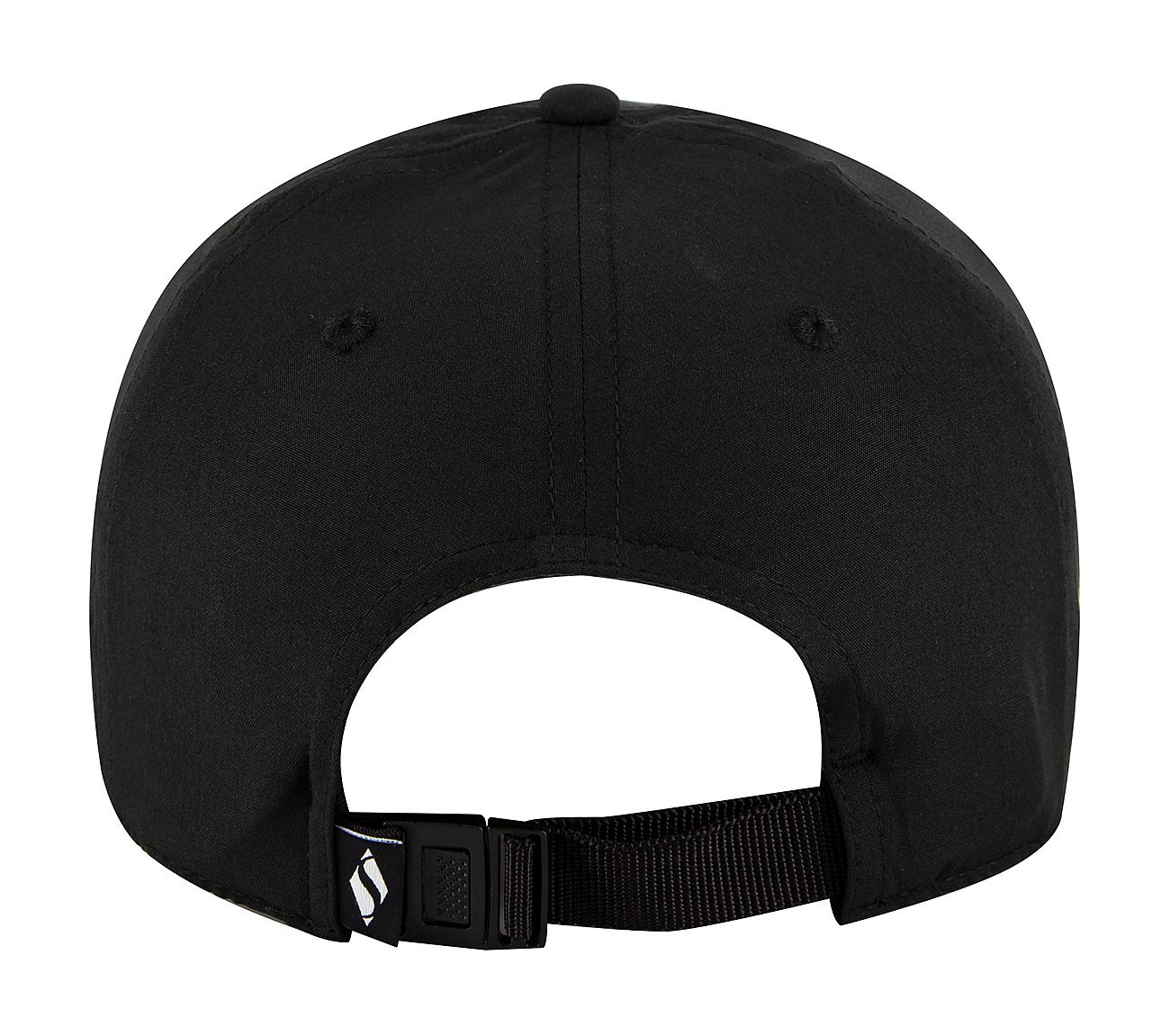 SKECH-SHINE FOIL BASEBALL HAT, BBBBLACK