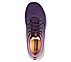 GO WALK 7, PLUM Footwear Top View
