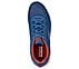 GO RUN ELEVATE, BLUE/ORANGE Footwear Top View