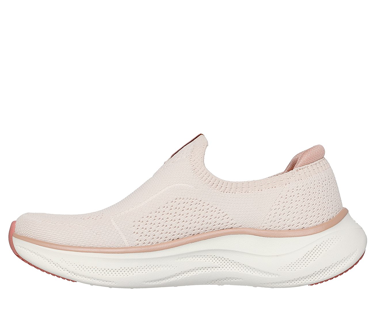 SKECH CLOUD - SOFT SERENITY, NATURAL/TAUPE Footwear Left View