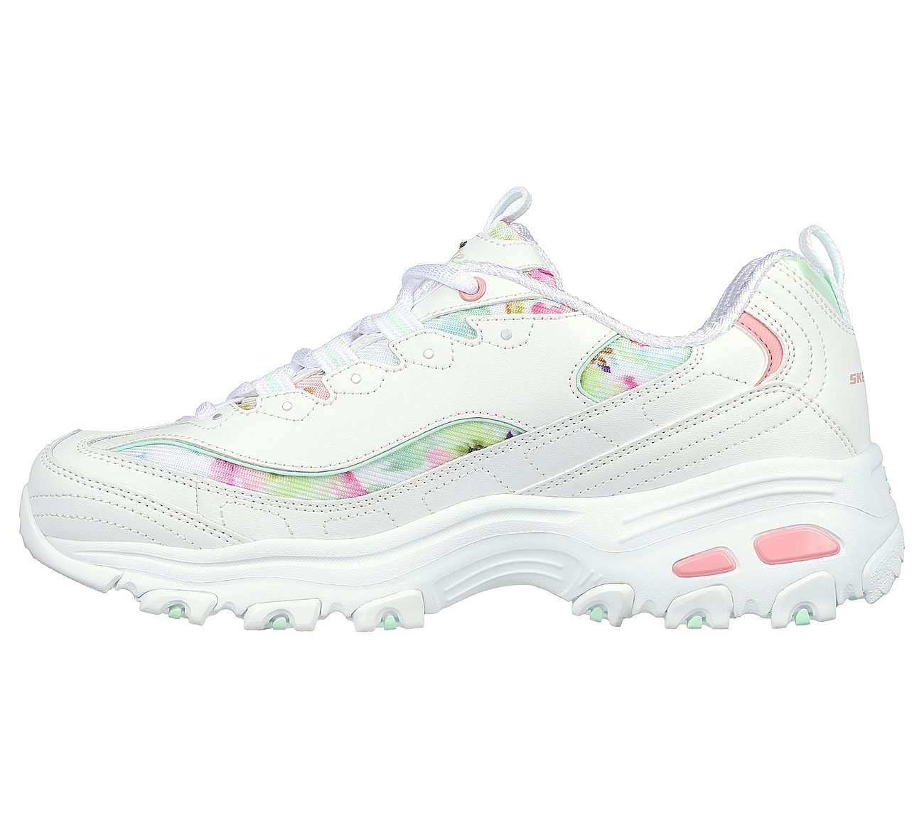 D'LITES, WHITE/MULTI Footwear Left View
