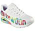 UNO - ONE FOR STARS!, WHITE/MULTI Footwear Top View